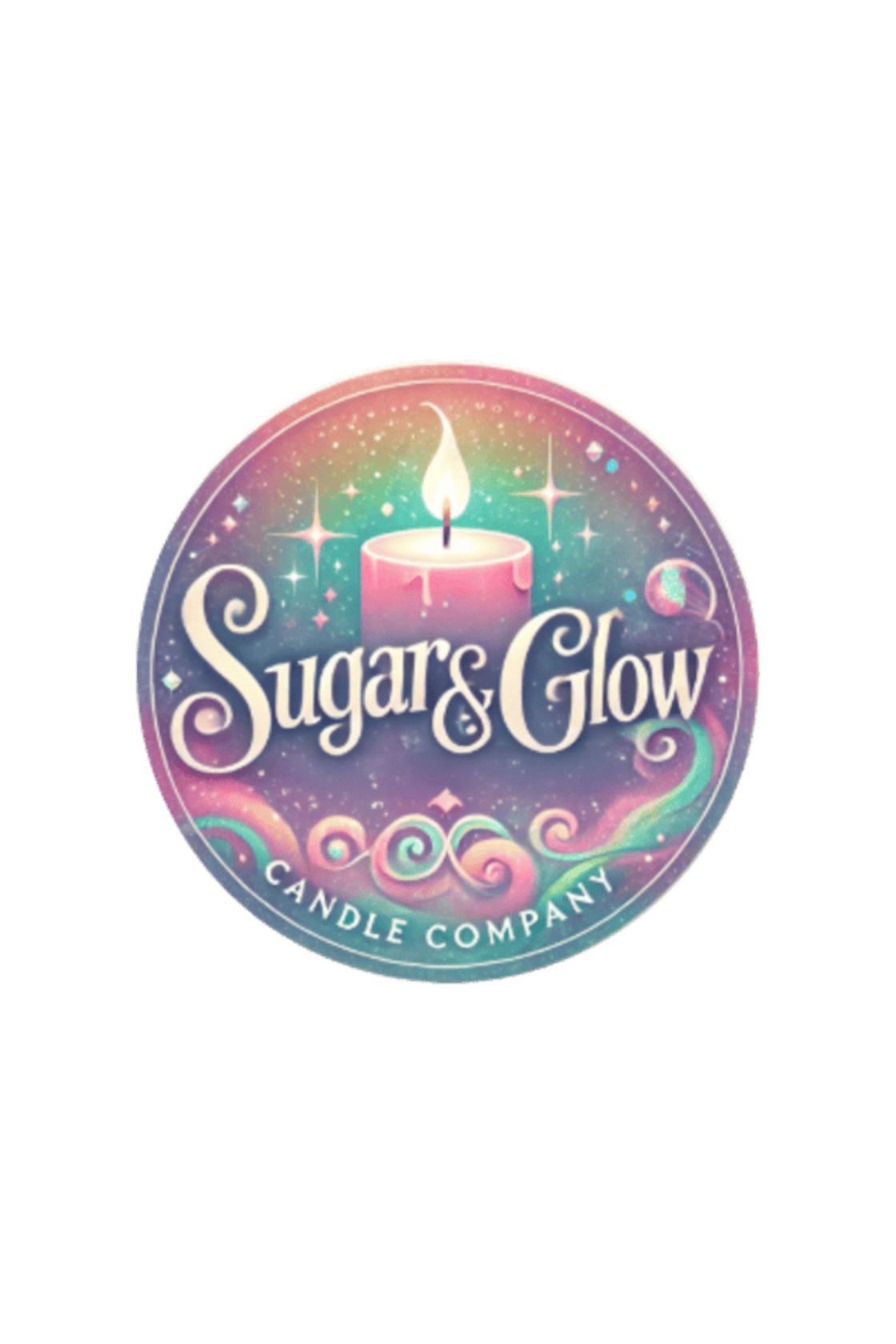 Sugar and Glow Candle Company Logo